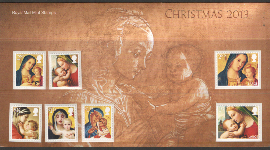 (image for) 2013 Christmas Royal Mail Presentation Pack 491 - Click Image to Close